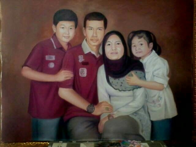 Jasa lukisan keluarga,