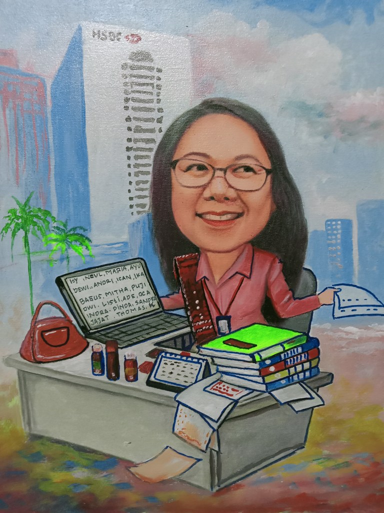 Jasa karikatur wajah