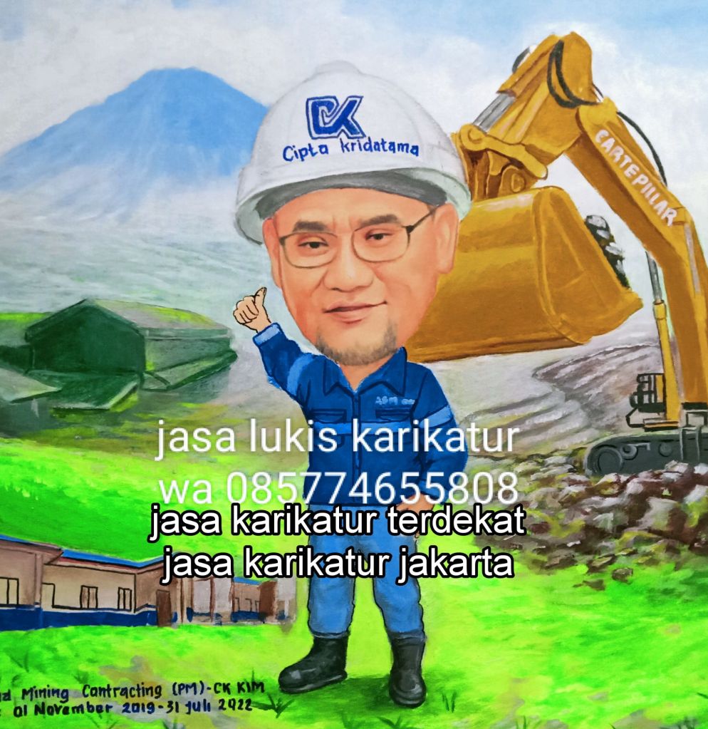 Pelukis karikatur di jakarta