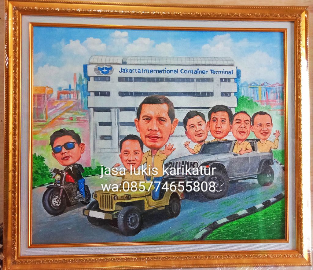 Pelukis karikatur di jakarta