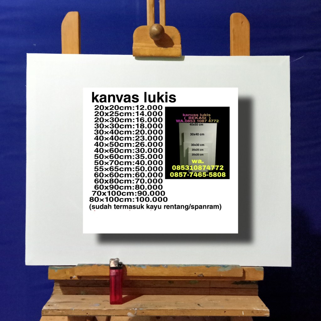 Harga kanvas lukis