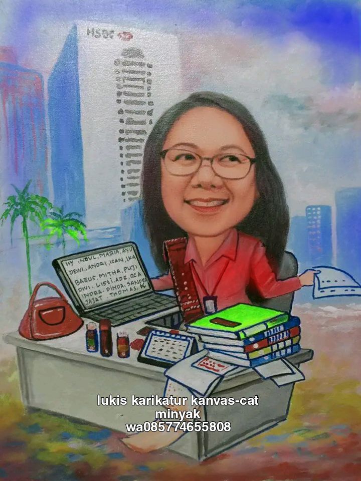 Jasa karikatur terdekat bogor lukis wajah karikatur custom,